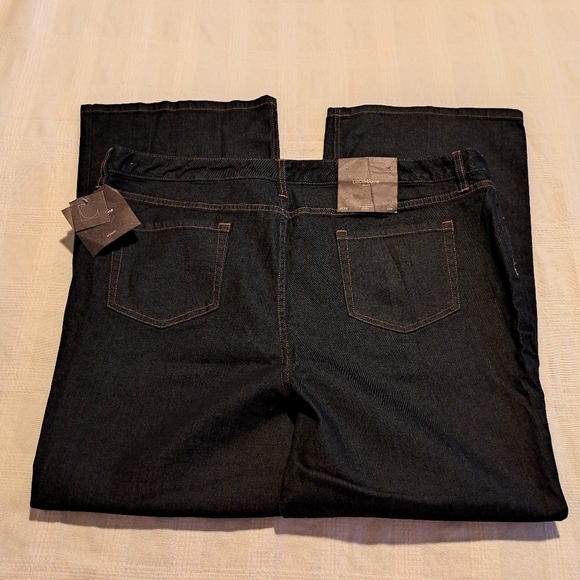 Liz Claiborne Denim Jackie women's size 24W dark wash jeans. New - Picture 3 of 9
